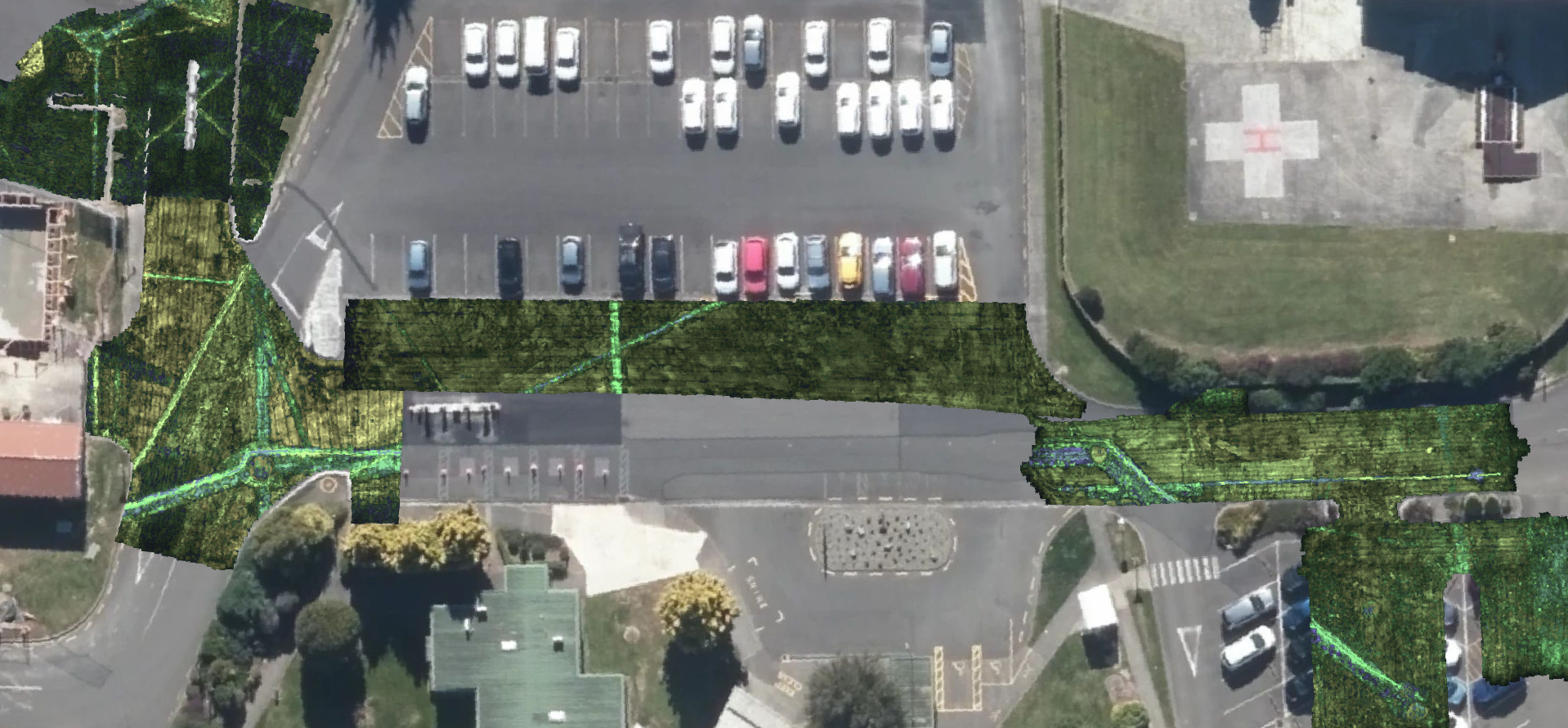 Efficient Array GPR Scanning for Municipal Hospital Car Park